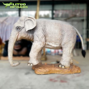 リアルサイズ人工アニマトロニック動物リアルな象モデル販売 - Product Image 4