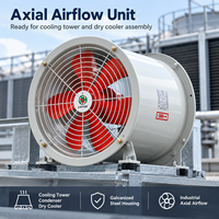 Ventilateur axial pour tour de refroidissement, condenseur et refroidisseur à sec, 800 mm, 380 V, 2,2 kW, pour projets de systèmes de refroidissement CVC