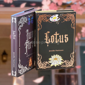 Custom Luxury Hardcover <b>Book</b> Printing with Sprayed Stenciled Edges and Slipcase Case Bound Fiction <b>Book</b> Printing Services - Product Image 6