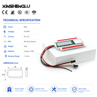 Contrôleur de miroir LED intelligent DC 12V 60W avec capteur tactile trois couleurs, variateur CCT et anti-buée pour miroir de salle de bain