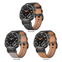 Bracelet en cuir personnalisé en gros, bracelet de montre en cuir pour Samsung Galaxy 7 Ultra