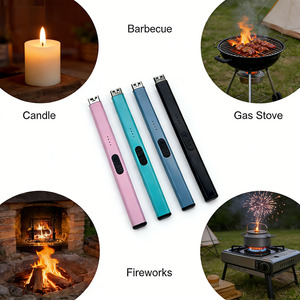 <span class=keywords><strong>Briquet</strong></span> électrique <span class=keywords><strong>long</strong></span> rechargeable USB, <span class=keywords><strong>briquet</strong></span> à arc coupe-vent sans flamme pour bougies, camping, barbecue - Product Image 5