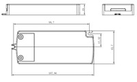 Interrupteur intelligent étanche à double capteur de porte, capteur de contrôle double porte LED 12V 24V 5A pour éclairage LED sous armoire