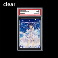 Étui de protection en plastique transparent dépoli pour cartes de sport et de collection, vide, avec protection UV, pour cartes gradées SGC TCG