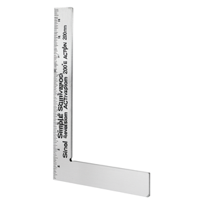 Juego de Niveles de Precisión Metálicos Ttake Simple Square ECO, Cuadrados de 200 mm - Product Image 2