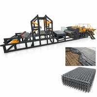 Ligne de production entièrement automatique de soudage de treillis avec moteur PLC et roulement pour usine de treillis de construction en Asie du Sud-Est 3-8mm 2500mm STARF