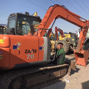 Mini pelle hydraulique Hitachi ZX70 de 7 tonnes, petite pelleteuse Hitachi Zx55 Zx60 zx70 d'occasion à vendre, d'origine japonaise - Product Image 1