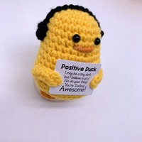 Cadeaux d'anniversaire Positive Sunshine pour femmes et filles, animaux en crochet positifs, cadeaux de Noël, décorations de bureau