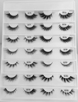 Cils en Vison 3D Naturels Effet Aile d'Ange Foxy Winged Cat Eye, Faux Cils à Marque Privée, Vente Chaude