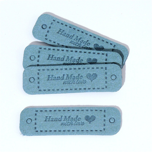 <span class=keywords><strong>Étiquette</strong></span>s en cuir PU faites <span class=keywords><strong>à</strong></span> la <span class=keywords><strong>main</strong></span> avec amour, pour vêtements, bricolage, sacs de chapeau, accessoires de couture, 20 pièces - Product Image 5