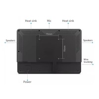 Tableta Android Comercial de 8 Pulgadas con Pantalla Táctil LCD Antideslumbrante, Señalización Digital, Publicidad, Animación, Gráficos, Centro Comercial