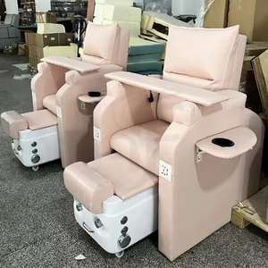 Wholesale Price Plumbing Foot Spa Pedicure Chair Luxury Pedicure Chairs Foot Spa Pedicure Extension Nail Chair Sofa - Product Image 3