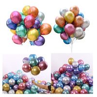 Ballon en gros 2,2g métallisé de haute qualité, ballon chromé métallique pour décoration de mariage