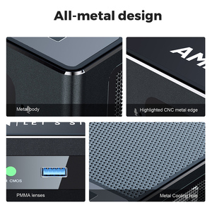 SOYEER คอมพิวเตอร์มินิพีซีมัลติมีเดีย Office,<span class=keywords><strong>GTR5</strong></span> 32G RAM AMD 512GB รองรับสามหน้าจอพร้อมปลดล็อกลายนิ้วมือเกมพีซี - Product Image 3