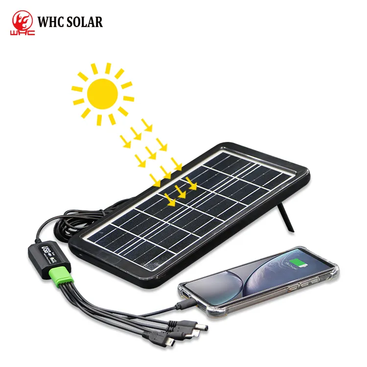 3,5 W Outdoor Camping Solar PV-Zelle Power Bank Batterie USB Tragbares Solarpanel-Ladegerät für Mobiltelefone