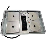Appareils de cuisine de luxe Table de cuisson à induction cachée Invisible Construit sur mesure en fonction de la taille du comptoir