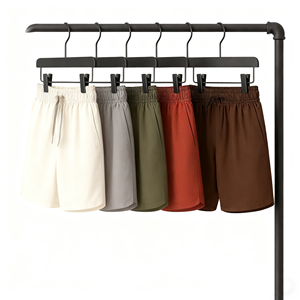 Pantalones Cortos Deportivos de Compresión de Punto Ligero con Logotipo Personalizado, 2 en 1, con Forro de 6 Pulgadas, para Entrenamiento Físico, Atletismo, Correr, Gimnasio, para Hombre - Product Image 4