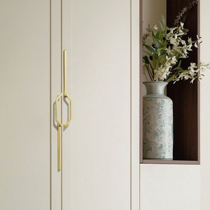 Modern Minimalist Cabinet Door Handles Zinc Alloy Geometric <b>Wardrobe</b> Hardware - Product Image 3