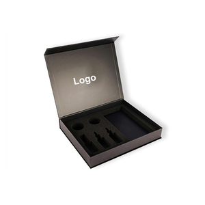 Factory Packaging Supplies High Quality Black Custom Logo Rigid Premium Surprise Boxes Custom Black Packaging Gift Box With Logo