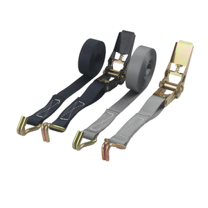 OEM 4-Piece 1500lb Tie-Down Set 1 Inch 15ft Cargo Motorcycle Straps S Hook End 1500lb Ratchet Tie Dows <span class=keywords><strong>Sangle</strong></span> d'arrimage en polyester - Product Image 3