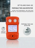 Détecteur de gaz pour espaces confinés 4-en-1, haute précision O2, écran LCD 2,5 pouces, alarme par vibration, son et lumière, enregistreur de données pour usage industriel