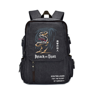 Mochila Escolar con Diseño de Anime Ataque a los Titanes Eren AOT, 100 Diseños, para Adolescentes - Product Image 6