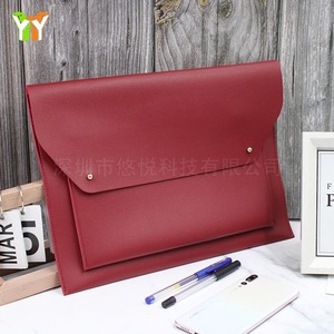 A4 PU da Phong Bì tài liệu tập tin Nhà máy cung cấp đôi-túi văn phòng tài liệu túi phong bì túi xách và cặp - Product Image 4