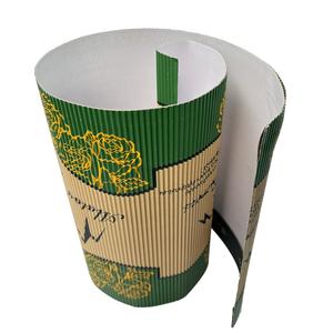 Rollo de Papel Kraft para Envolver Ramos de Flores, Papel Corrugado Marrón Eollo con Impresión Personalizada para el Día de San Valentín - Product Image 4