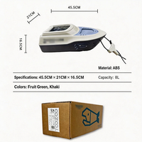 Seau flottant pour poissons vivants 8L en ABS, conteneur portable pour la pêche en ruisseau, seau de transport pour micro-poissons