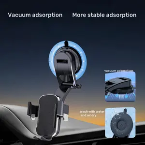 Adjustable Sucker Car Phone Holder Mount Stand GPS Telefon Mobile Cell Support For IPhone Xiaomi Huawei Samsung