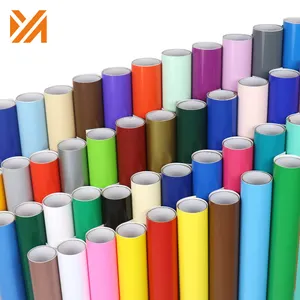 Neues Produkt Permanent aktivierte Farbe Vinyl DIY Craft Selbst klebende Films ch neiden PVC-Vinyl rollen