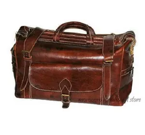 Handmade Superior Leather Business Travel Bag、Leather Weekend Bag