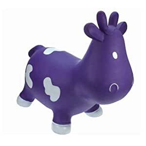 Bouncy Bò Trắng Inflatable Nhảy Ngựa Nhảy Đồ Chơi Trong Nhà Thư Bị Trả Lại Phễu Ngựa Động Vật Ride-On Đồ Chơi Cho Trẻ Mới Biết Đi Trẻ Em <span class=keywords><strong>3</strong></span> 4 5 Năm - Product Image 2