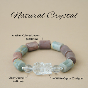 Bracelet porte-bonheur hexagonal en cristal pour femme, avec pendentif de guérison des chakras, perles multi-pierres, vente en gros, cadeau - Product Image 5