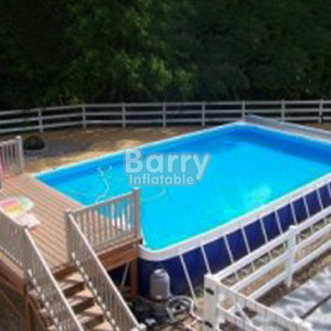 Piscines hors sol en acier métallique sur mesure pour adultes et enfants, <span class=keywords><strong>piscine</strong></span> portable en bâche PVC, Guangzhou Barry Inflatable - Product Image 2