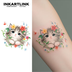 Tatouages temporaires écologiques de haute qualité en gros personnalisables avec des chats mignons et sexy pour les visages, les bras, les femmes, les filles, les enfants - Product Image 1