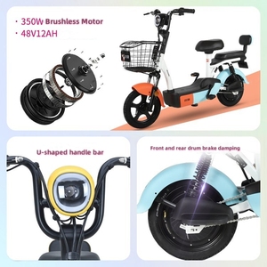 Ventes chaudes <span class=keywords><strong>Prix</strong></span> de gros Vélo cargo électrique Donkey Vélo électrique 48v 350W Léger <span class=keywords><strong>Petit</strong></span> Hommes Femmes 2 roues Scooter cyclomoteur - Product Image 5