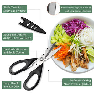 7 سكاكين مطبخ مقبض راتينج ساشيمي فواكه جزار طاه مع مقص مطبخ من الفولاذ المقاوم للصدأ - Product Image 5