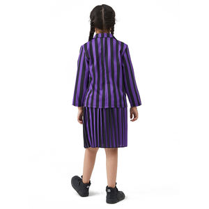 Jupe d'uniforme scolaire Wednesday Addams de la famille XJ <span class=keywords><strong>Adams</strong></span>, robe de performance cosplay - Product Image 5