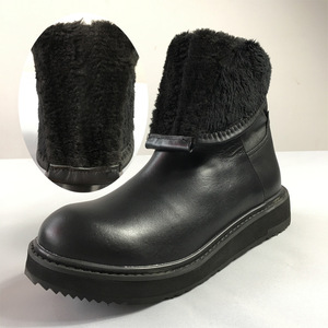 Botas para Hombre, de Invierno y Verano, Estilo Británico, de Caña Alta, a la Moda, Estilo Coreano, Retro, Casuales, de Cuero con Forro de Piel, a Media Pantorrilla - Product Image 2