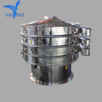 Machine de tamisage rotative vibrante de qualité alimentaire, prix usine, 10 kg-10 tonnes/heure, tamis en acier pour poudre de baobab
