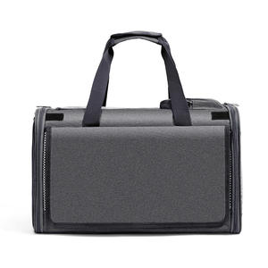 Il nuovo zaino per auto portatile di grande capacità per animali domestici in Nylon traspirante Yue Bai coniglio borsa con cerniera solida pieghevole - Product Image 6