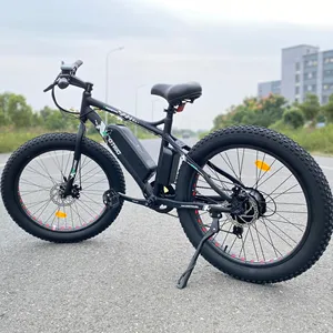 Wholesale fat tire fatbike 26 inch 36v 12.5ah 500w 750w b i c icletta pieg hevole e bike e n d u r o e bike cruiser from china