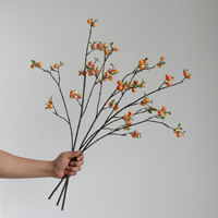 JingRui Nieuwe Chinese Stijl Miniatuur Kunstmatige Appelbladeren Rode Bes Fruitplant Kunststof & Schuim 58cm/70cm Huis Bruiloft Decoratie