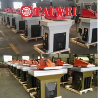 Mesin Pemotong Kulit Semi-Otomatis Berkualitas Tinggi TW-922(1+1) 20 Ton Force Gear Gloves Shoes Gearbox Motor Pump