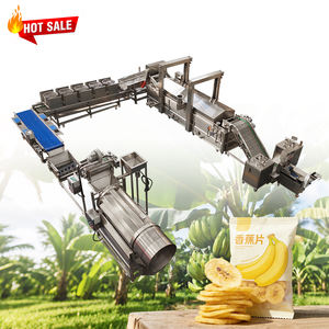Línea de Producción de Chips de Plátano Semiautomática de Calidad, Acero Inoxidable 304, Alta Eficiencia, Alta Capacidad, 30-50KG/H, Snacks de Plátano - Product Image 2