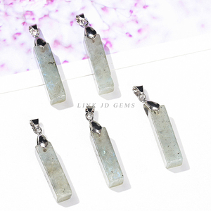 Colgantes <span class=keywords><strong>de</strong></span> <span class=keywords><strong>Piedra</strong></span> Natural JD <span class=keywords><strong>de</strong></span> 26*7mm, Cuarzo Rosa, Obsidiana, <span class=keywords><strong>Ojo</strong></span> <span class=keywords><strong>de</strong></span> <span class=keywords><strong>Tigre</strong></span>, Forma Rectangular, para Fabricación <span class=keywords><strong>de</strong></span> Joyas - Product Image 4