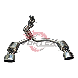 ท่อไอเสียแบบ catback ของ Vortex valvetronic สำหรับรถ Audi RS6 RS7 C8 4.0T V8 2016-2025ระบบท่อไอเสีย SS304การแข่ง - Product Image 2
