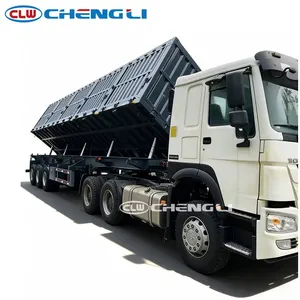 Remorque benne tri-essieux haute performance 30/40/50 tonnes pour le transport de ciment, de sable et de briques - Product Image 6