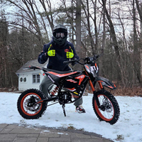 X1 Spark M Moto tout-terrain électrique sans balais 4500W, vitesse 50 MPH, double suspension, autonomie >60 km, VTT tout-terrain